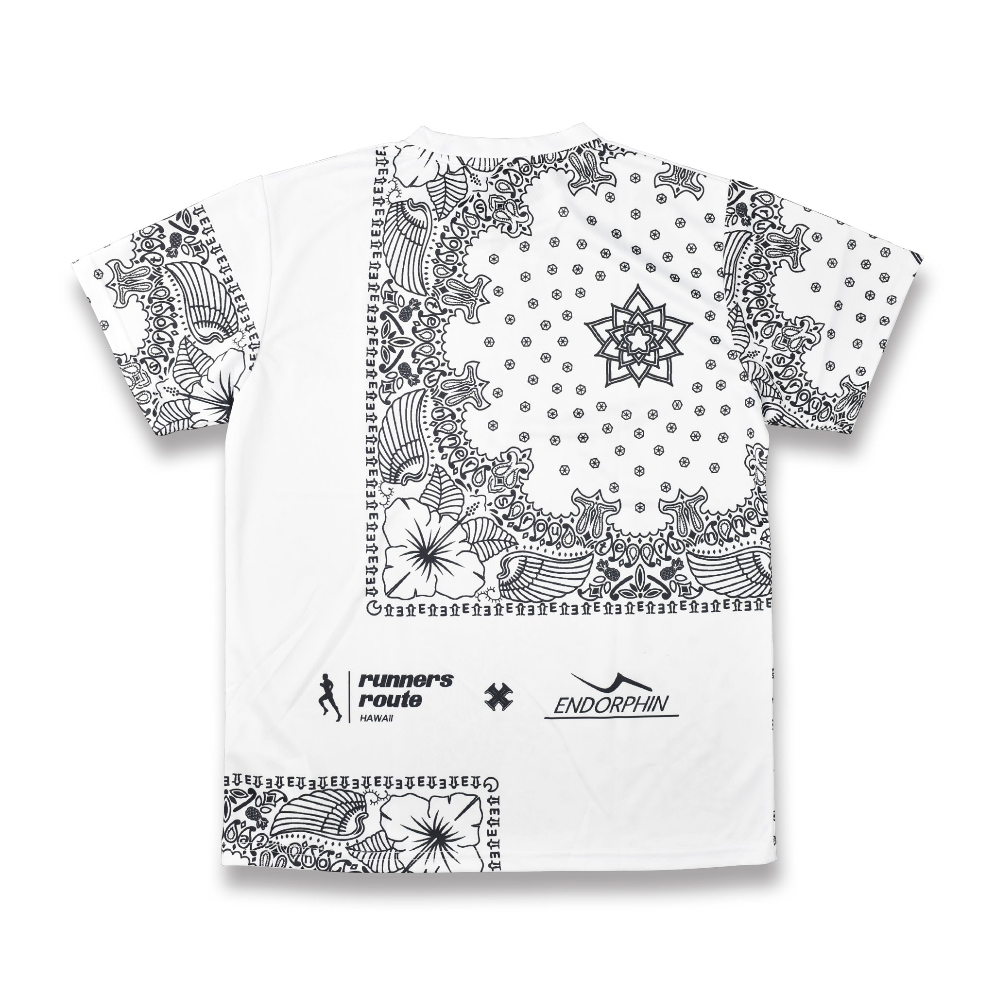 Naptime バンダナ柄Tシャツ 黒　M Unisex Bandana Paisley T-shirt 男女兼用 ユニセックス